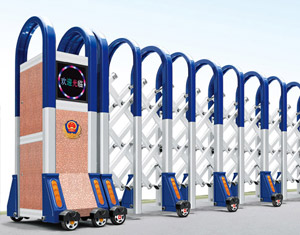 鋁合金伸縮門工作原理